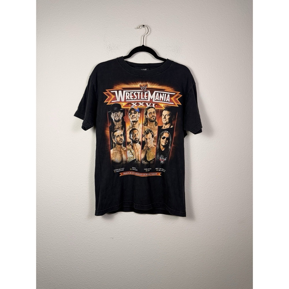 WWE Wrestlemania XXVI T-Shirt 2010 M  Authentic